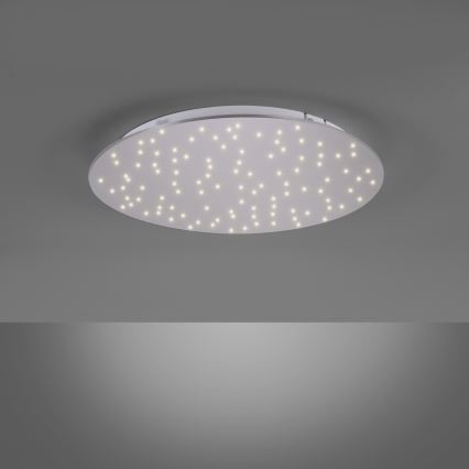 Leuchten Direkt 14673-55 - LED prigušiva plafonska svetiljka SPARKLE LED/18W/230V + daljinski upravljač