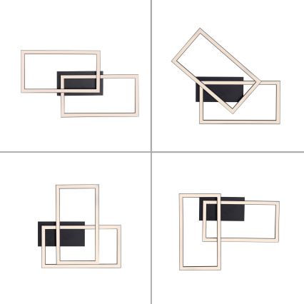 Leuchten Direkt 14692-18 - LED prigušiva plafonska svetiljka IVEN LED/36W/230V
