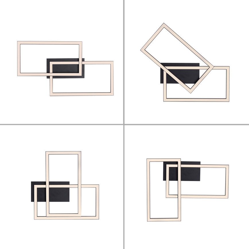 Leuchten Direkt 14692-18 - LED prigušiva plafonska svetiljka IVEN LED/36W/230V
