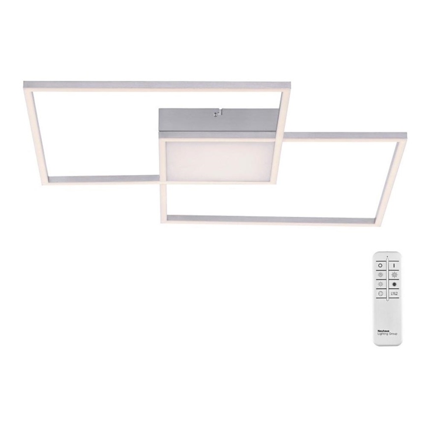 Leuchten Direkt 14712-55-LED Prigušiva plafonska svetiljka ASMIN LED/42W/230V 3000-5000K + daljinski upravljač