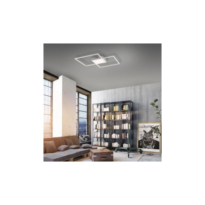 Leuchten Direkt 14712-55-LED Prigušiva plafonska svetiljka ASMIN LED/42W/230V 3000-5000K + daljinski upravljač