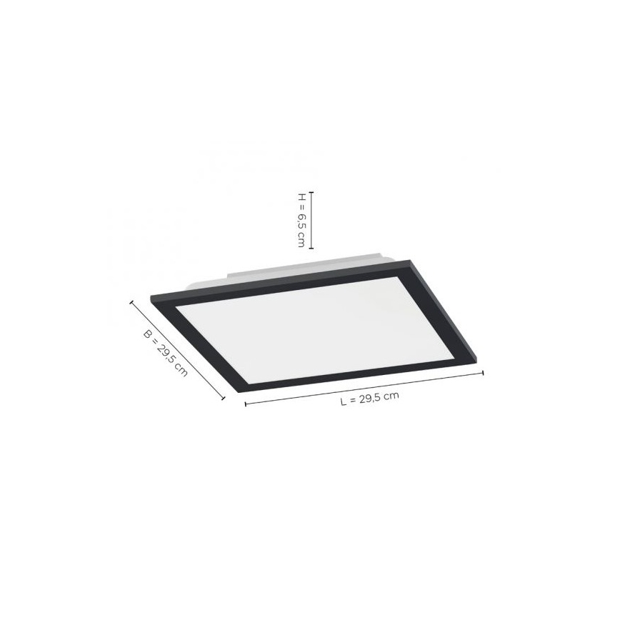Leuchten Direkt 14754-18- LED Prigušiva stropna svjetiljka FLAT LED/20W/230V 2700K-5000K + daljinski upravljač