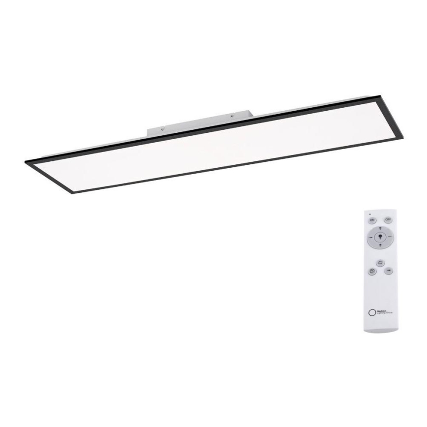 Leuchten Direkt 14757-18 - LED prigušiva površinski montiran panel FLAT/36W/230V 2700-5000K crna + daljinski upravljač
