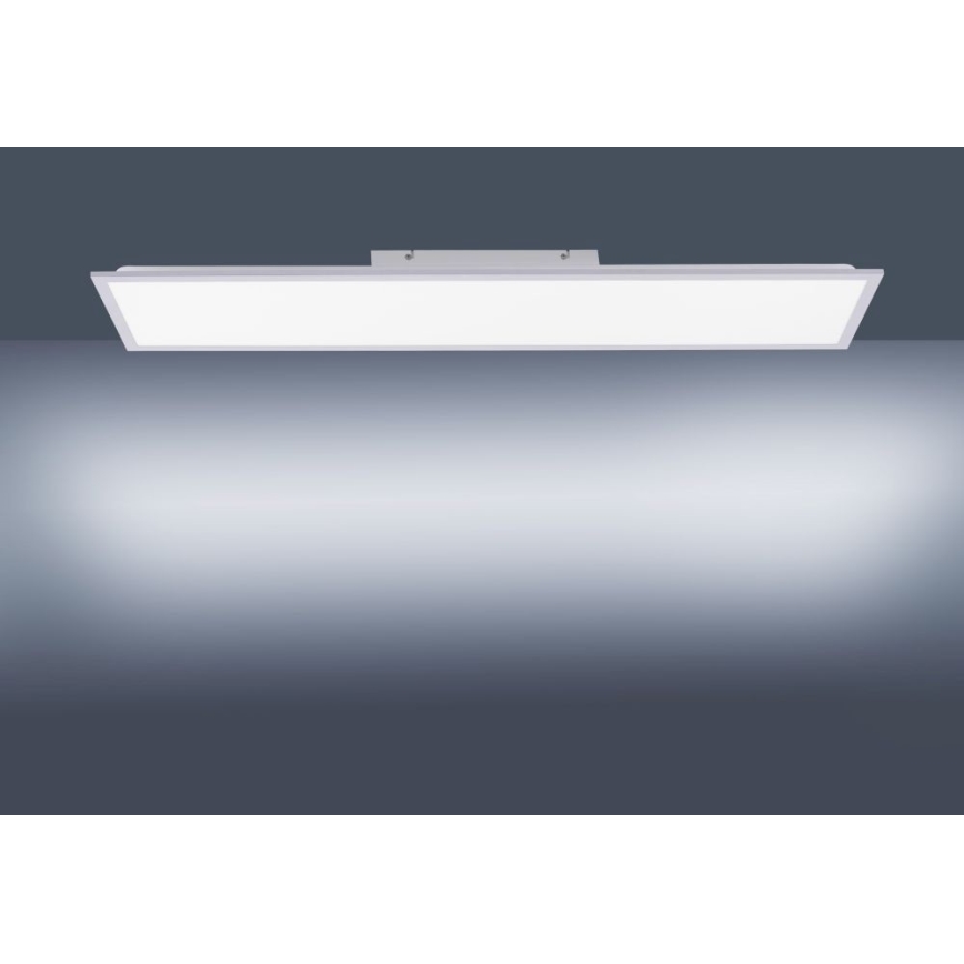 Leuchten Direkt 14757-21 - LED prigušiva plafonska ploča FLAT LED/36W/230V 2700-5000K srebrna + daljinski upravljač