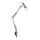 Leuchten Direkt 14773-55 - Stona lampa sa klipsom TURN ME 1xE27/60W/230V matirani hrom