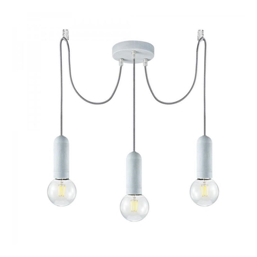 Leuchten Direkt 14776-22 - Luster na sajli TURN ME 3xE27/60W/230V pauk