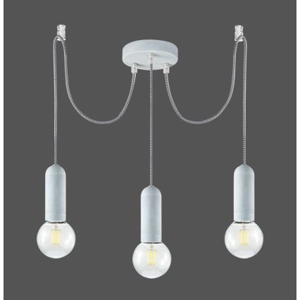 Leuchten Direkt 14776-22 - Luster na sajli TURN ME 3xE27/60W/230V pauk