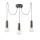 Leuchten Direkt 14776-48 - Luster na sajli TURN ME 3xE27/60W/230V pauk