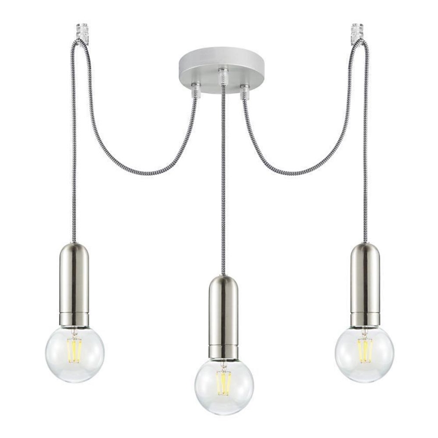 Leuchten Direkt 14776-55 - Luster na sajli TURN ME 3xE27/60W/230V pauk
