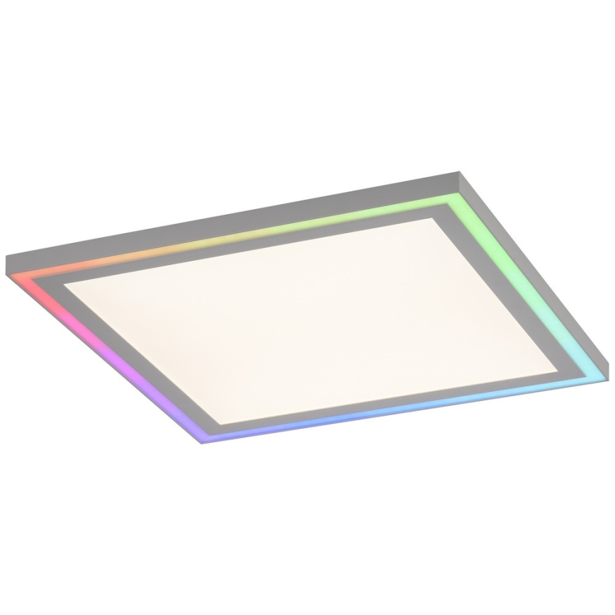 Leuchten Direkt 14900-16 - LED RGB prigušiva stropna svetiljka EDGING LED/24W/230V + daljinski upravljač