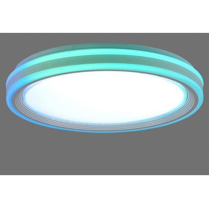 Leuchten Direkt 15154-16 - LED RGB prigušiva plafonsko svetlo EDGING LED/39W/230V + daljinski upravljač