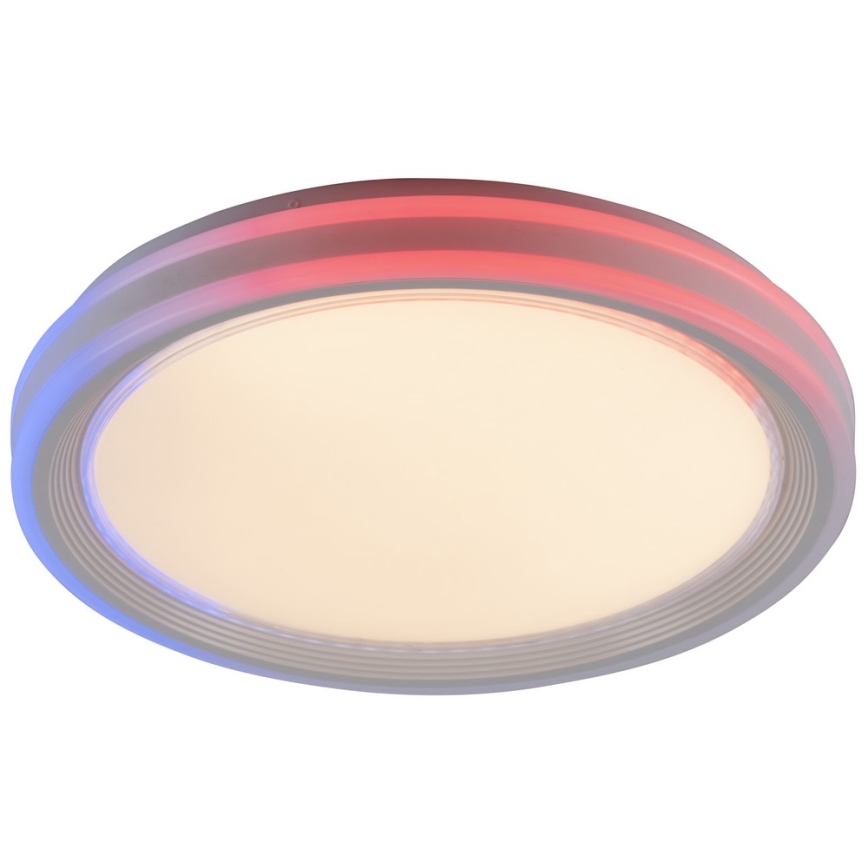 Leuchten Direkt 15154-16 - LED RGB prigušiva plafonsko svetlo EDGING LED/39W/230V + daljinski upravljač