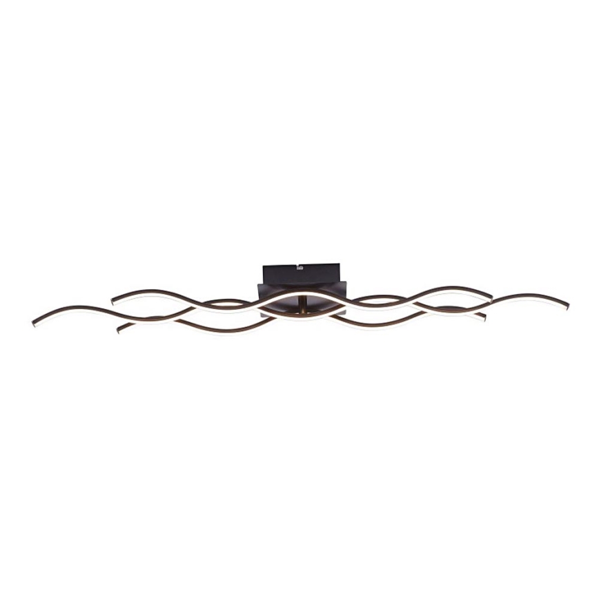 Leuchten Direkt 15166-18 - LED Nadgradni luster WAWE LED/28W/230V crno