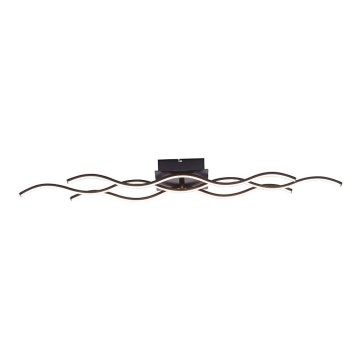 Leuchten Direkt 15166-18 - LED plafonski luster WAWE LED/28W/230V crna