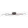 Leuchten Direkt 15166-18 - LED plafonski luster WAWE LED/28W/230V crna