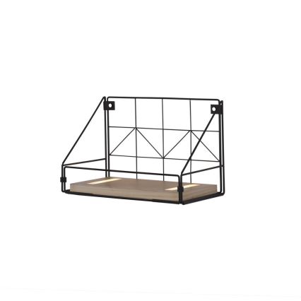 Leuchten Direkt 15276-18 - Polica sa LED osvetljenjem BOARD 2xLED/1,75W/230V 30 cm eukaliptus