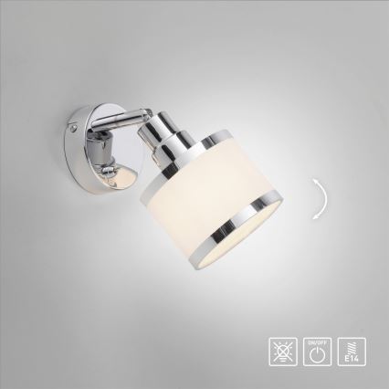 Leuchten Direkt 15371-17 - Zidna reflektorska lampa ACCOR 1xE14/25W/230V