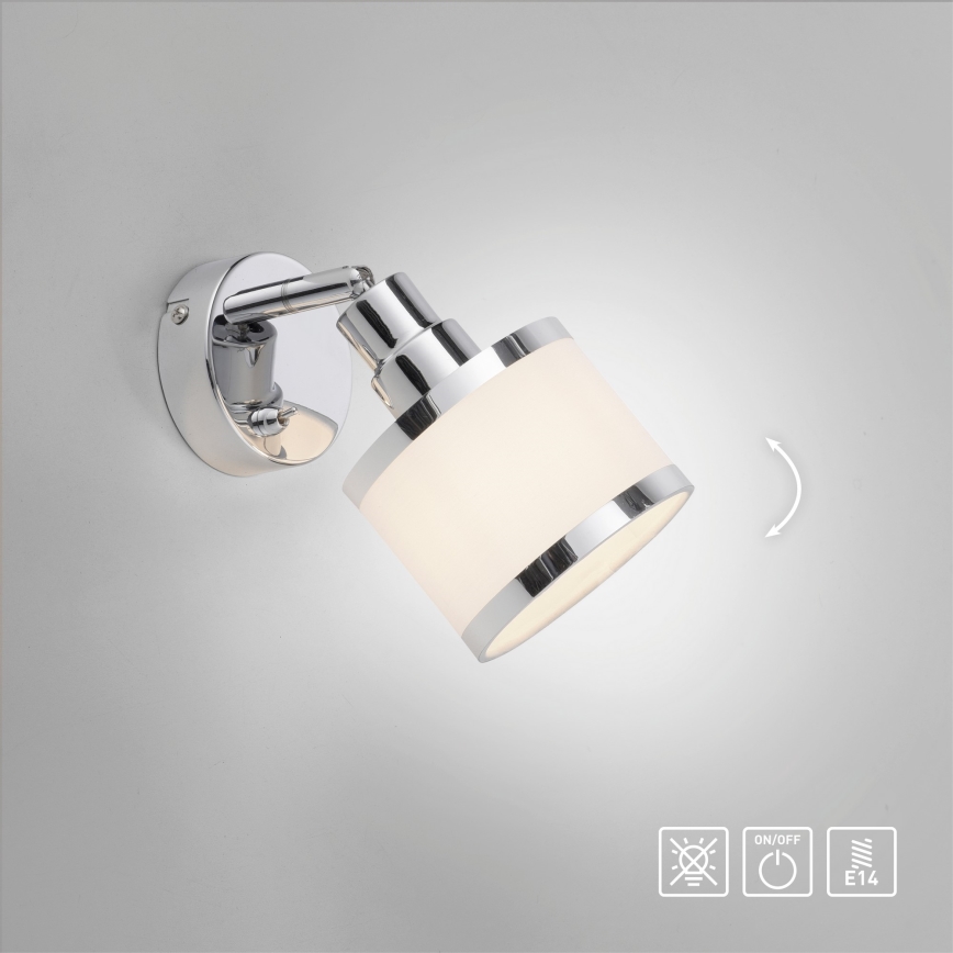 Leuchten Direkt 15371-17 - Zidna reflektorska lampa ACCOR 1xE14/25W/230V