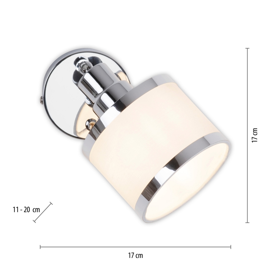 Leuchten Direkt 15371-17 - Zidna reflektorska lampa ACCOR 1xE14/25W/230V