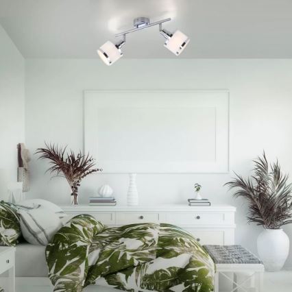 Leuchten Direkt 15372-17 - Reflektorska lampa ACCOR 2xE14/25W/230V