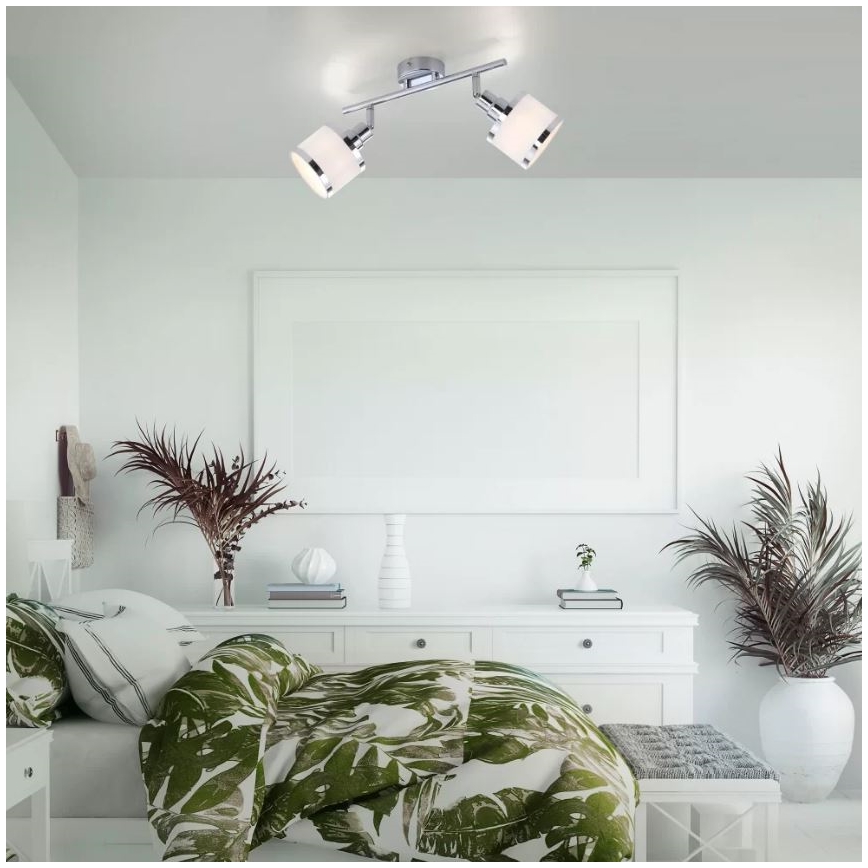 Leuchten Direkt 15372-17 - Reflektorska lampa ACCOR 2xE14/25W/230V