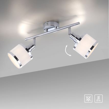 Leuchten Direkt 15372-17 - Reflektorska lampa ACCOR 2xE14/25W/230V
