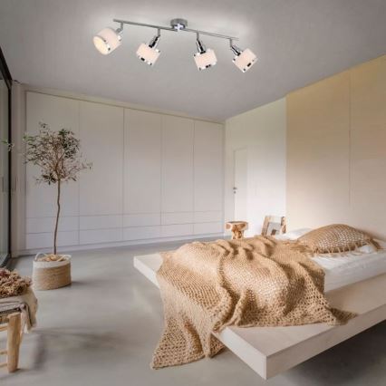 Leuchten Direkt 15374-17 - Reflektorska lampa ACCOR 4xE14/25W/230V