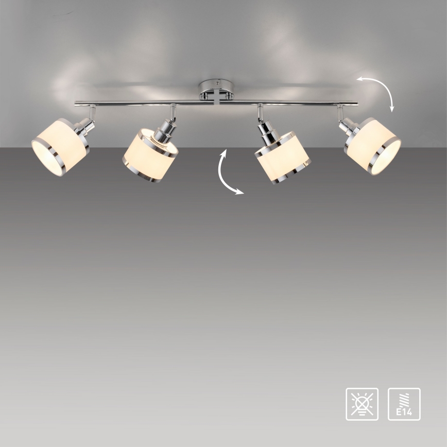Leuchten Direkt 15374-17 - Reflektorska lampa ACCOR 4xE14/25W/230V