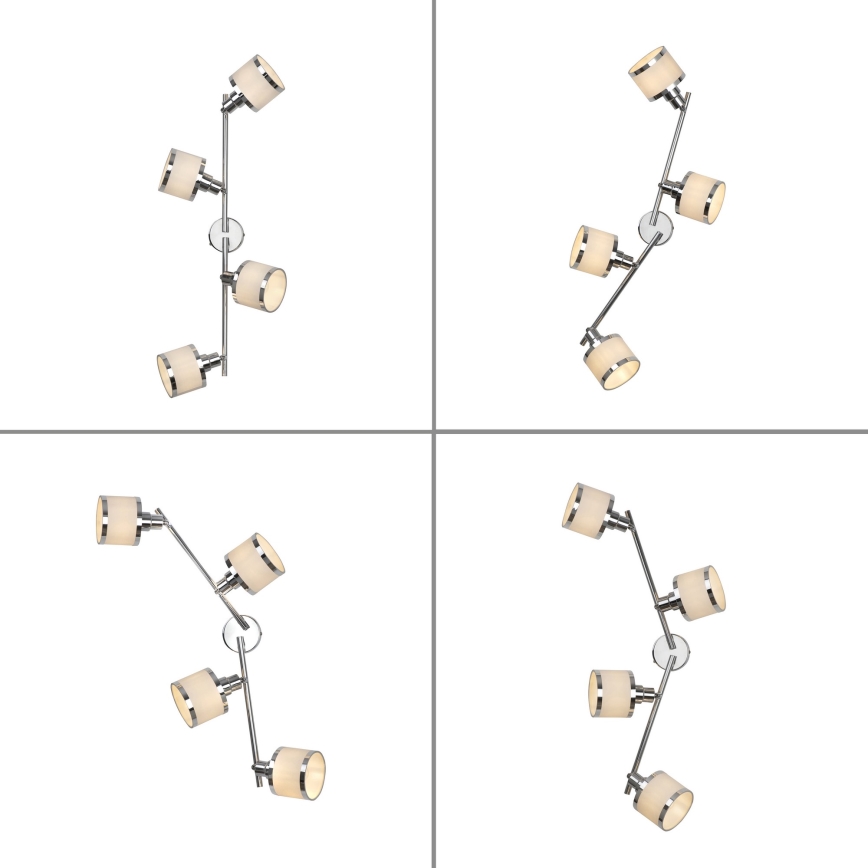 Leuchten Direkt 15374-17 - Reflektorska lampa ACCOR 4xE14/25W/230V
