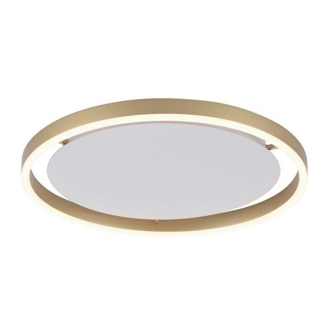 Leuchten Direkt 15391-60 - LED Prigušiva plafonjera RITUS LED/20W/230V mesing