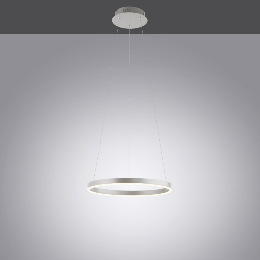 Leuchten Direkt 15393-95 - LED luster na sajli RITUS LED/20W/230V, mat hrom, sa prigušiva
