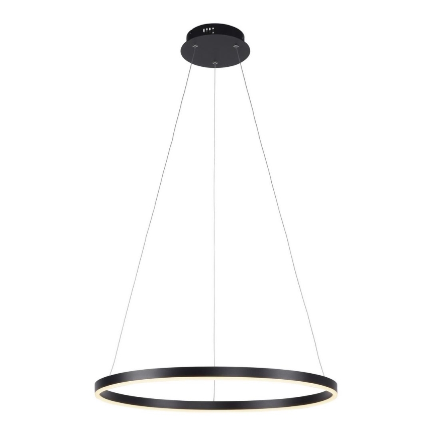 Leuchten Direkt 15394-13 - LED Prigušivi luster na sajli RITUS LED/30W/230V crno