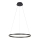 Leuchten Direkt 15394-13 - LED Prigušivi luster na sajli RITUS LED/30W/230V crno