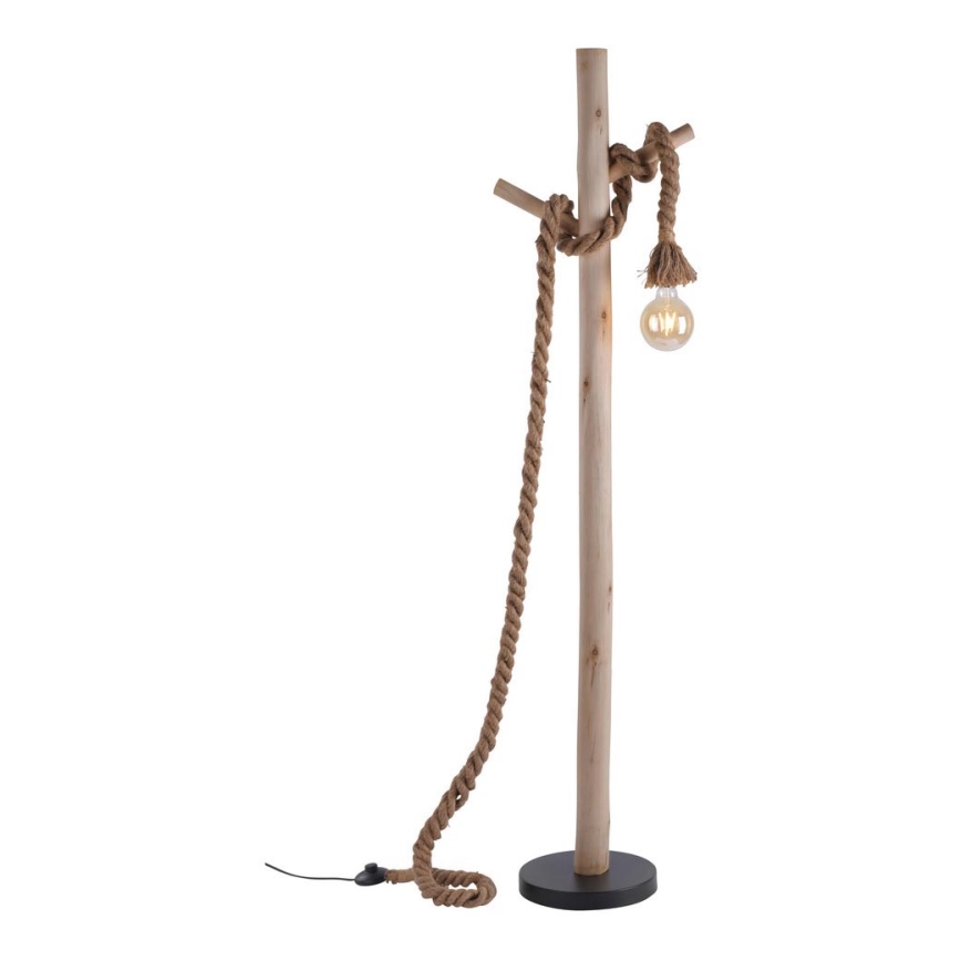 Leuchten Direkt 15484-18 - Podna lampa ROPE 1xE27/15W/230V