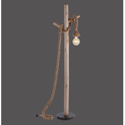 Leuchten Direkt 15484-18 - Podna lampa ROPE 1xE27/15W/230V
