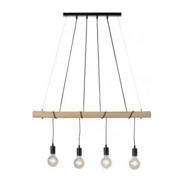 Leuchten Direkt 15505-18 - LED luster na sajli TERO 4xE27/60W/230V