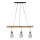 Leuchten Direkt 15526-79 - Luster na sajli SPRING 3xE27/40W/230V eukaliptus