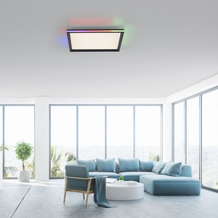 Leuchten Direkt 15556-18 - LED RGBW Prigušiva plafonjera GALACTICA LED/32W/230V 2700-5000K + Daljinski upravljač