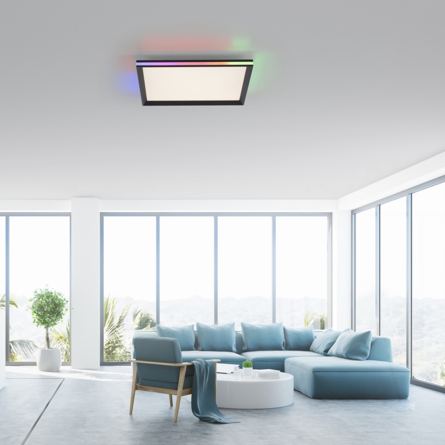 Leuchten Direkt 15556-18 - LED RGBW Prigušiva plafonjera GALACTICA LED/32W/230V 2700-5000K + Daljinski upravljač