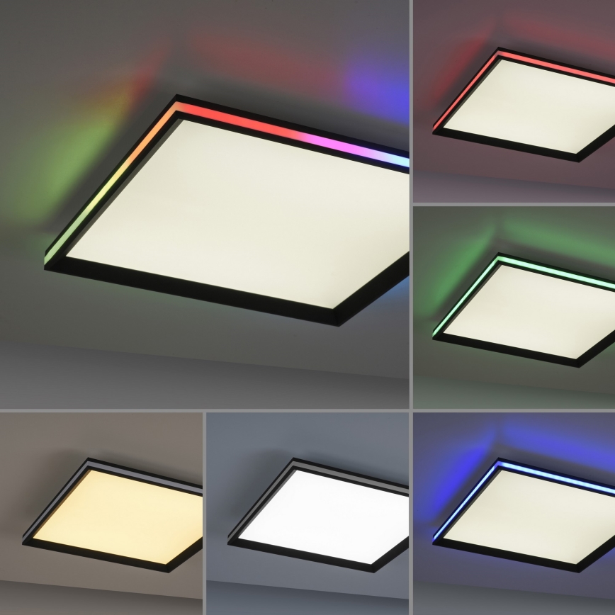 Leuchten Direkt 15556-18 - LED RGBW Prigušiva plafonjera GALACTICA LED/32W/230V 2700-5000K + Daljinski upravljač