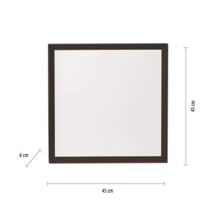 Leuchten Direkt 15556-18 - LED RGBW Prigušiva plafonjera GALACTICA LED/32W/230V 2700-5000K + Daljinski upravljač