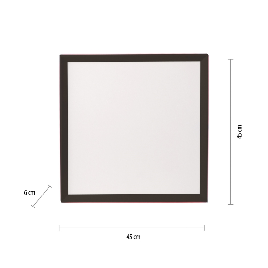 Leuchten Direkt 15556-18 - LED RGBW Prigušiva plafonjera GALACTICA LED/32W/230V 2700-5000K + Daljinski upravljač