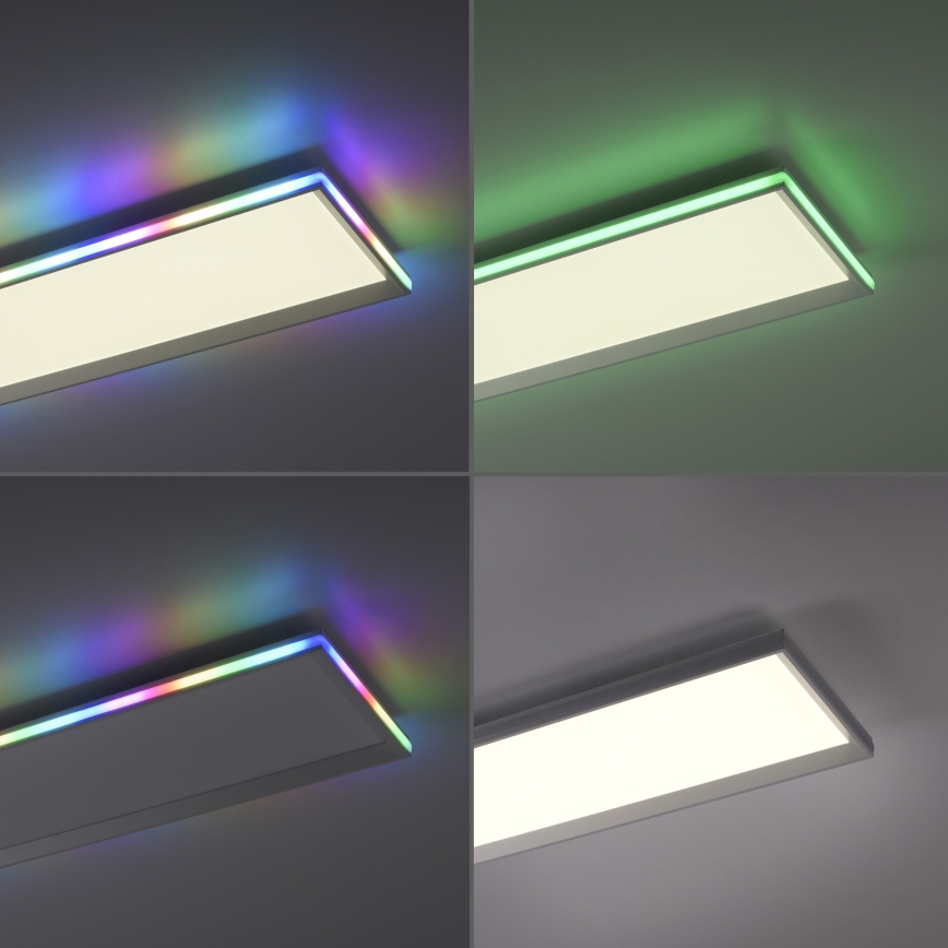 Leuchten Direkt 15557-16 - LED RGB prigušiva plafonska svetiljka GALACTICA LED/40W/230V + daljinski upravljač