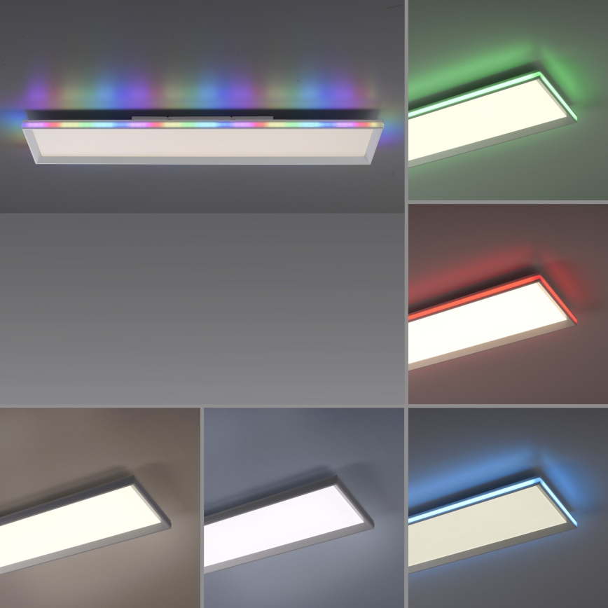 Leuchten Direkt 15557-16 - LED RGB prigušiva plafonska svetiljka GALACTICA LED/40W/230V + daljinski upravljač