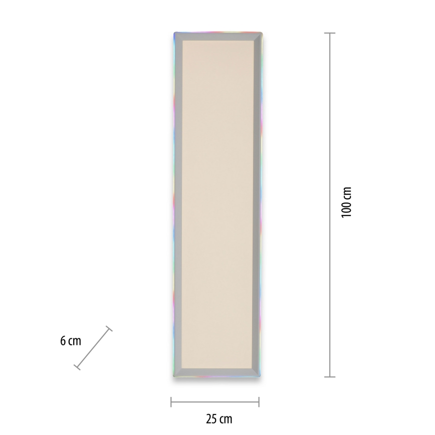 Leuchten Direkt 15557-16 - LED RGB prigušiva plafonska svetiljka GALACTICA LED/40W/230V + daljinski upravljač