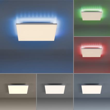 Leuchten Direkt 15561-16 - LED RGB prigušiva stropno svetlo CONRAD LED/27W/230V + daljinski upravljač