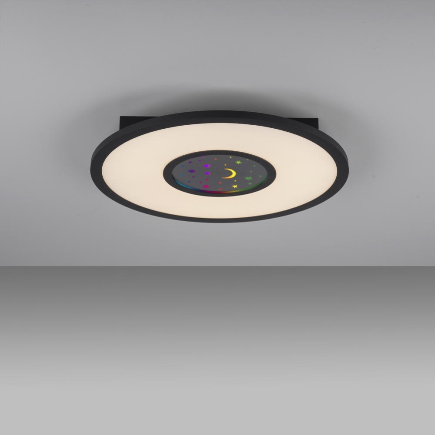 Leuchten Direkt 15572-18 - LED RGBW prigušiva stropna svetiljka ASTRO LED/17,5W/230V 2700-5000K + daljinski upravljač
