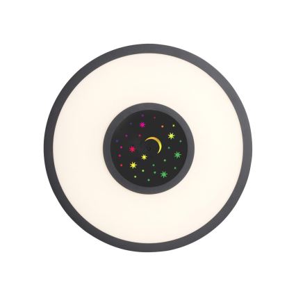 Leuchten Direkt 15572-18 - LED RGBW prigušiva stropna svetiljka ASTRO LED/17,5W/230V 2700-5000K + daljinski upravljač