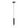 Leuchten Direkt 15617-18 - Luster na sajli BRUNA 1xE27/60W/230V crno