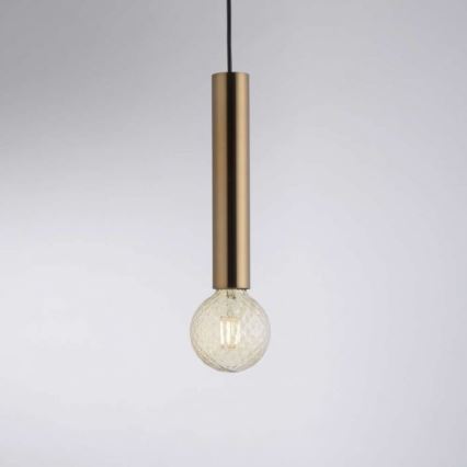 Leuchten Direkt 15618-60 - Luster na sajli BRUNA 3xE27/60W/230V mesing